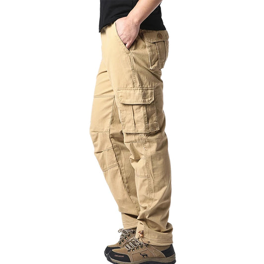 Loose Fit Cargo Trousers for Men